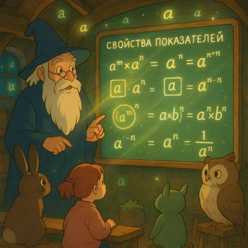 Свойства степеней