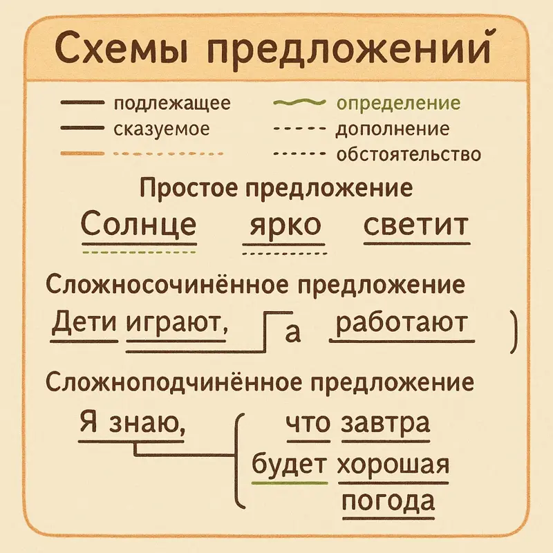 Схема предложения