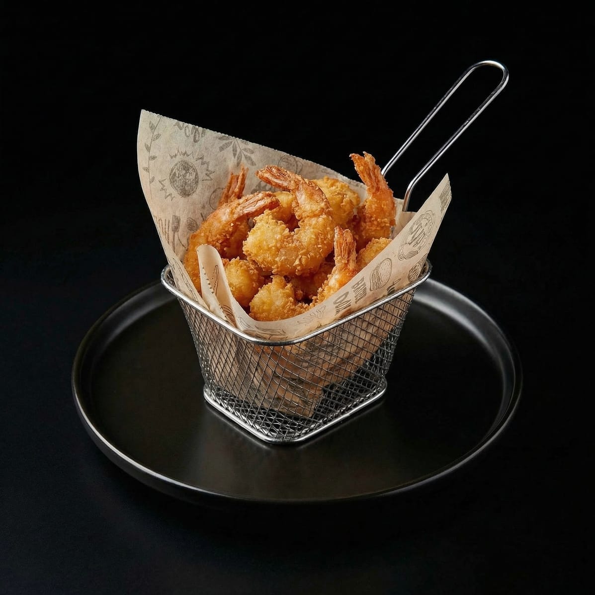 Креветки во фритюре