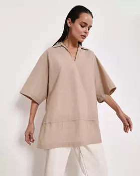 Блуза с разрезами по бокам