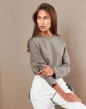 Блуза свободная из трикотажа