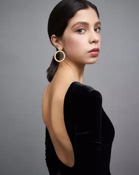 Боди из бархата