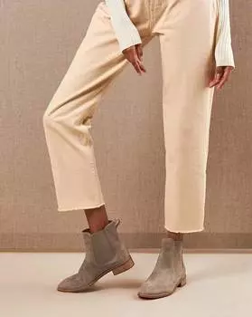 Ботинки челси на широкой резинке 35