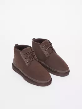 Ботинки мягкие на шнурках