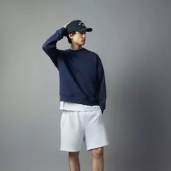 Шорты с карманами меланж