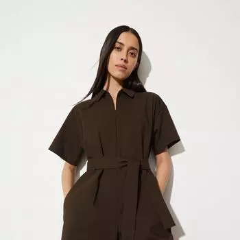 Комбинезон на молнии с коротким рук