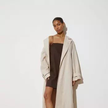 Сарафан мини льняной