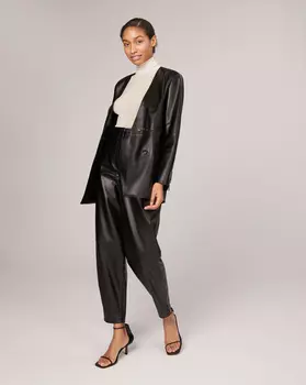 Брюки из искусственной кожи