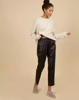 Брюки кожаные M