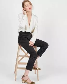 Брюки облегающие со стрелками S