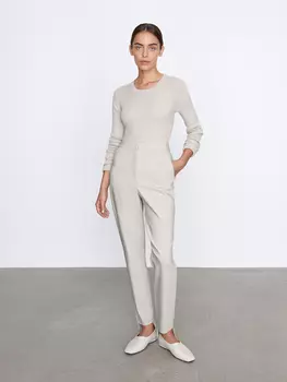 Брюки с асимметричным низом