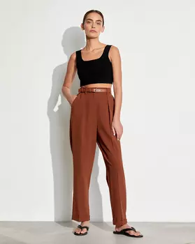 Брюки с манжетами