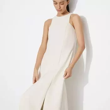 Платье миди с вырезом «халтер»