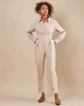 Брюки с широким поясом S