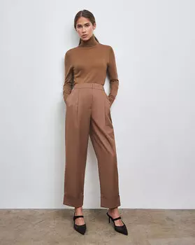 Брюки с широкими манжетами L