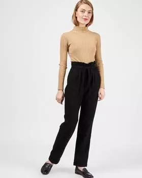 Брюки с защипами на подкладке M