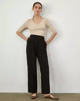 Брюки с защипами XXS