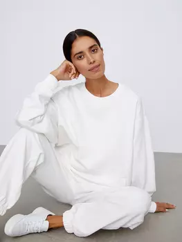 Брюки спортивные с завышенной талией