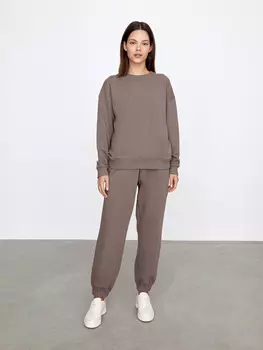 Брюки спортивные с завышенной талией