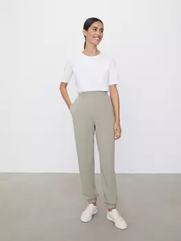 Брюки спортивные с завышенной талией