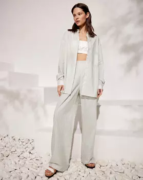 Брюки свободные на резинке