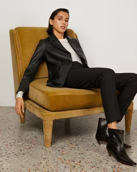 Брюки узкие (Черный)