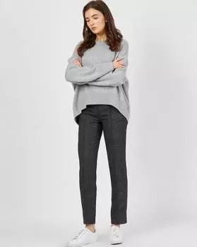 Брюки зауженные в клетку L