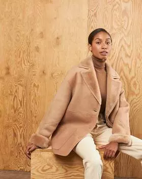 Дублёнка короткая XS