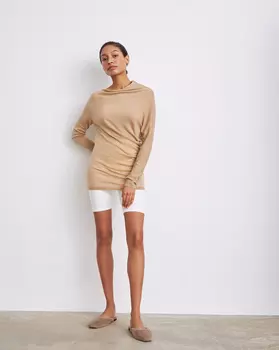 Джемпер асимметричный из ультратонкой шерсти