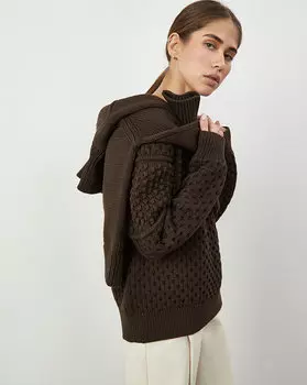 Джемпер ажурный