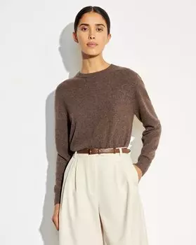 Джемпер из 100% кашемира с круглой горловиной