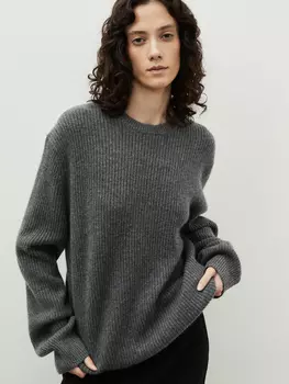 Джемпер из кашемира в рубчик 12 STOREEZ