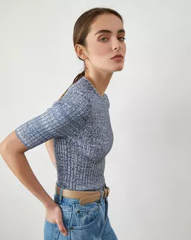 Джемпер меланжевый S