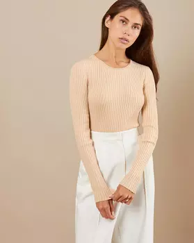 Джемпер с длинным рукавом L