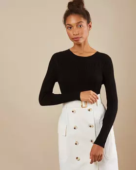 Джемпер с длинным рукавом L