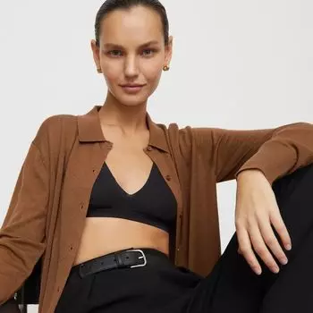 Рубашка из трикотажа с шелком