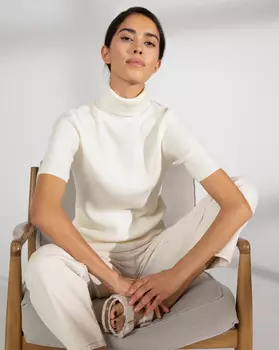 Джемпер с коротким рукавом