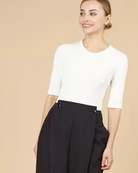 Джемпер с коротким рукавом L