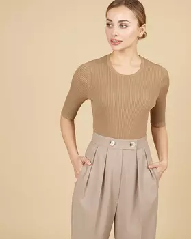 Джемпер с коротким рукавом M