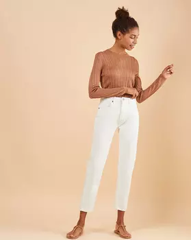 Джемпер с люрексом M