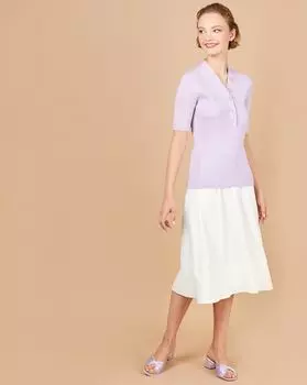 Джемпер с пуговицами в рубчик S