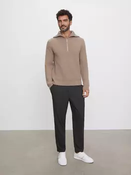 Джемпер с воротником на молнии