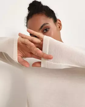 Джемпер тонкий из мериносовой шерсти