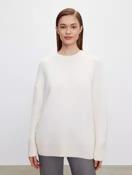 Джемпер удлиненный из кашемира и шерсти