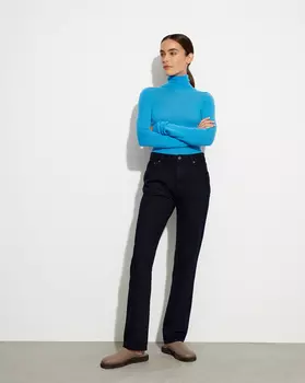 Джинсы прямые с низкой посадкой