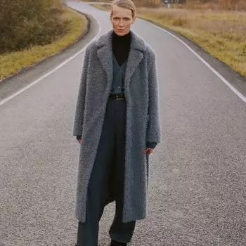 Шуба из искусственного меха