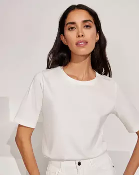 Футболка c удлиненным рукавом