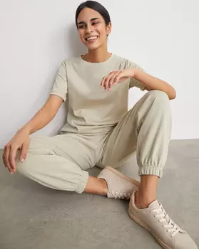 Футболка c удлиненным рукавом