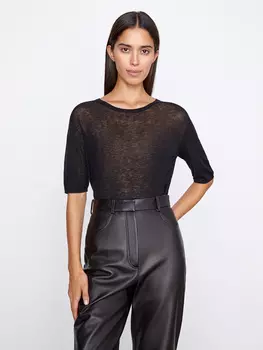 Футболка из супертонкой шерсти