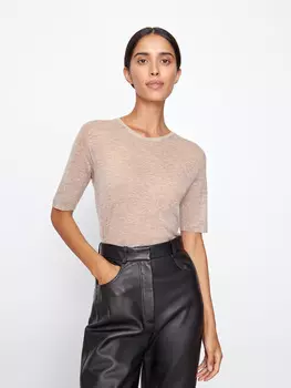 Футболка из супертонкой шерсти